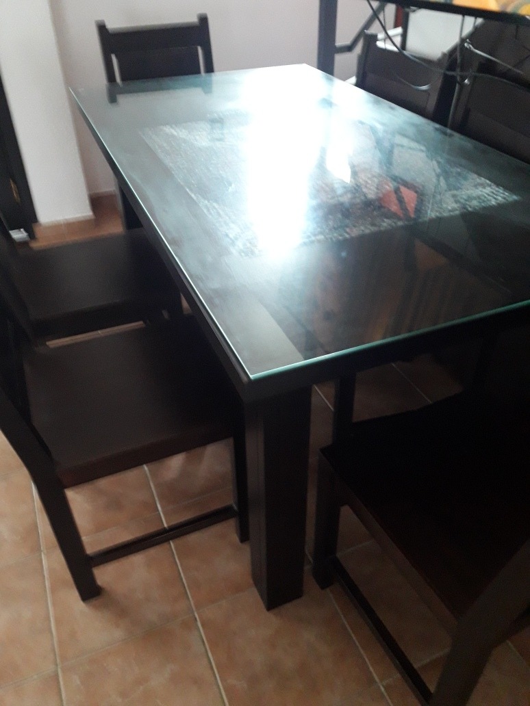 Juego De Comedor Cocina Mesa +6 Sillas Madera En Cedro - $ 16.500,00 ... Juego De Comedor Cocina Mesa +6 Sillas Madera En Cedro - $ 16.500,00 ...