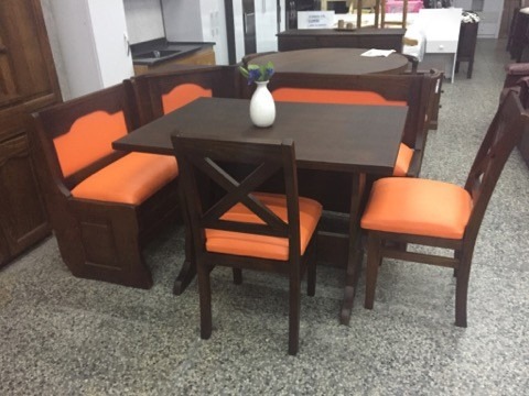 Juego De Comedor Esquinero (2 Bancos Con Baul + 2 Sillas) - $ 17.500 ... Juego De Comedor Esquinero (2 Bancos Con Baul + 2 Sillas) - $ 17.500 ...