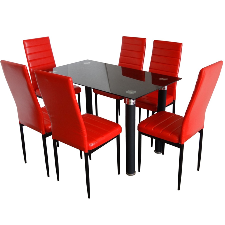 Juego De Comedor Metalico Avatar Rojo Con 6 Sillas - Ci - $ 7.550,00 ... Juego De Comedor Metalico Avatar Rojo Con 6 Sillas - Ci - $ 7.550,00 ...