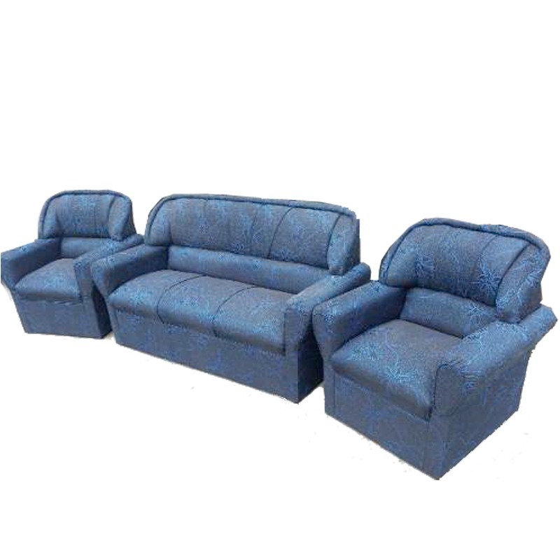 Juego De Sofas En Tela Azul 11 990 00 Mercado Libre Cargando Zoom