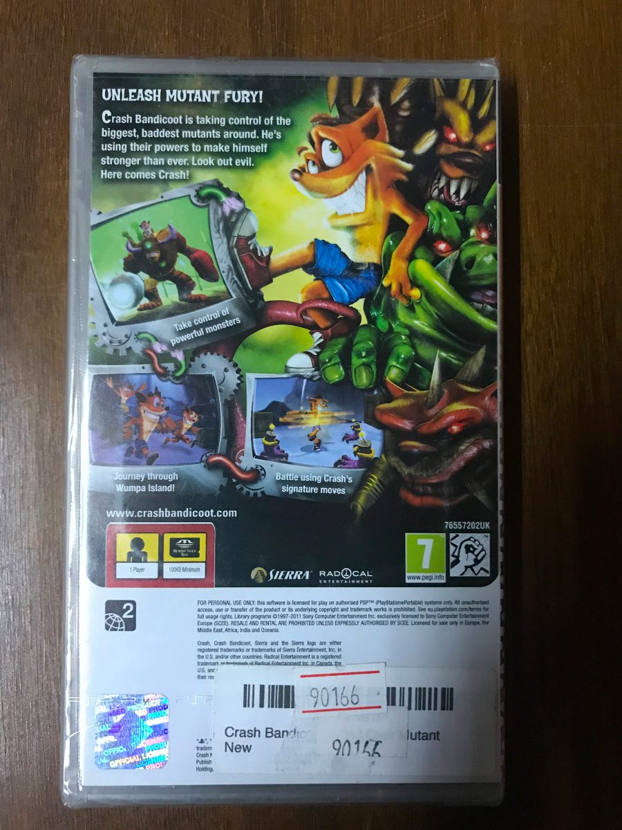 Crash mind over mutant psp управление