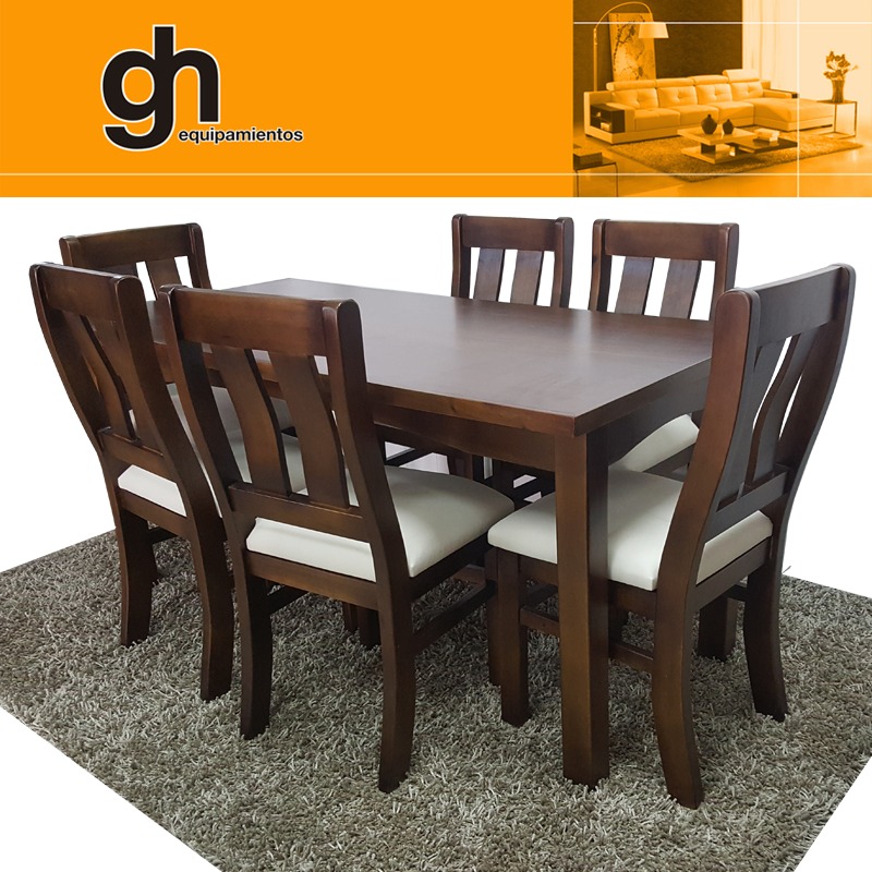 Juegos De Comedor , Mesa Rectangular Y Sillas Tapizadas Gh ... Juegos De Comedor , Mesa Rectangular Y Sillas Tapizadas Gh ...