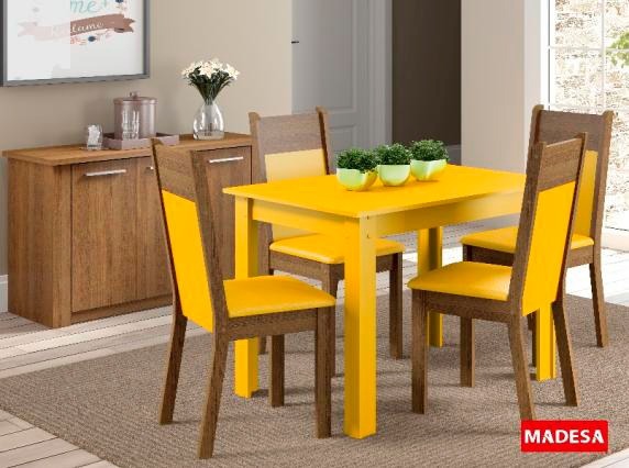 Juegos De Comedor Comedores Conjunto Aurora 4 Sillas - $ 6.288,00 en ... Juegos De Comedor Comedores Conjunto Aurora 4 Sillas - $ 6.288,00 en ...