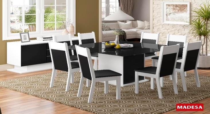 Juegos De Comedor Comedores Conjunto Milena 8 Sillas - $ 24.531,00 ... Juegos De Comedor Comedores Conjunto Milena 8 Sillas - $ 24.531,00 ...