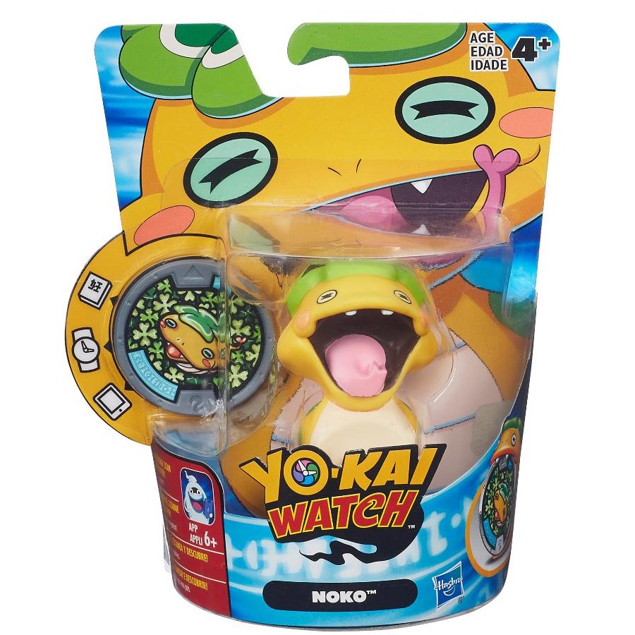 Juguete Figura Hasbro Con Medalla Yokai Watch Noko
