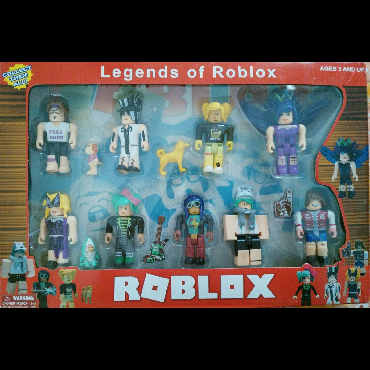 Juguetes Roblox Legends Of Roblox 9 Personajes Y Accesorios - of roblox