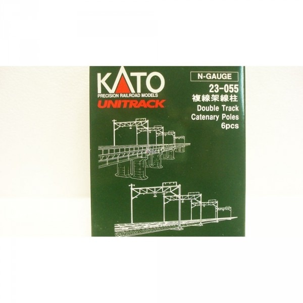 Kato N 23-055 054 053 Double Track Cantenary Poles New - U$S 15,00 en