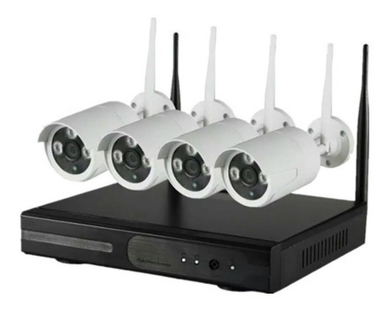 Готовые комплекты беспроводные. 4 Wi-Fi камеры видеонаблюдения с регистратором.