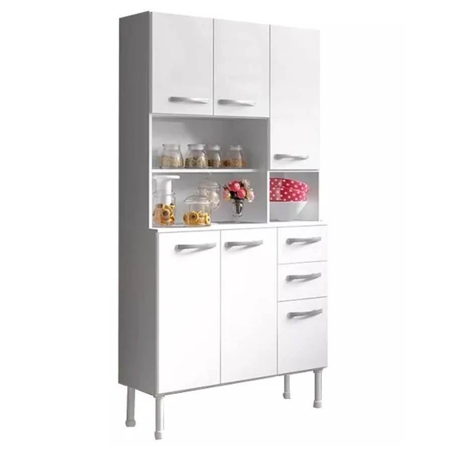 Kit Modular Mueble Cocina 6 Puertas + 2 Cajones + Estantes Kit Modular Mueble Cocina 6 Puertas + 2 Cajones + Estantes