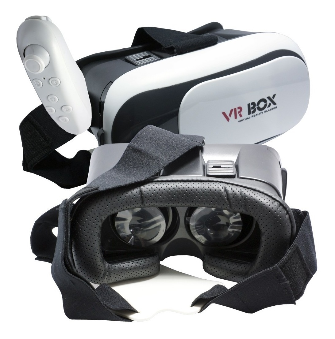 Lente Vr Box + Control Bluetooh 3d Realidad Virtual 360° 2 ...