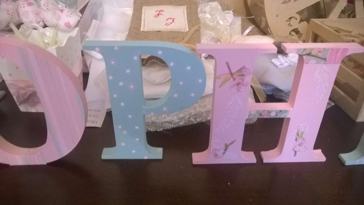 Letras Para Cumpleaños - Decoradas - $ 130,00 en Mercado Libre