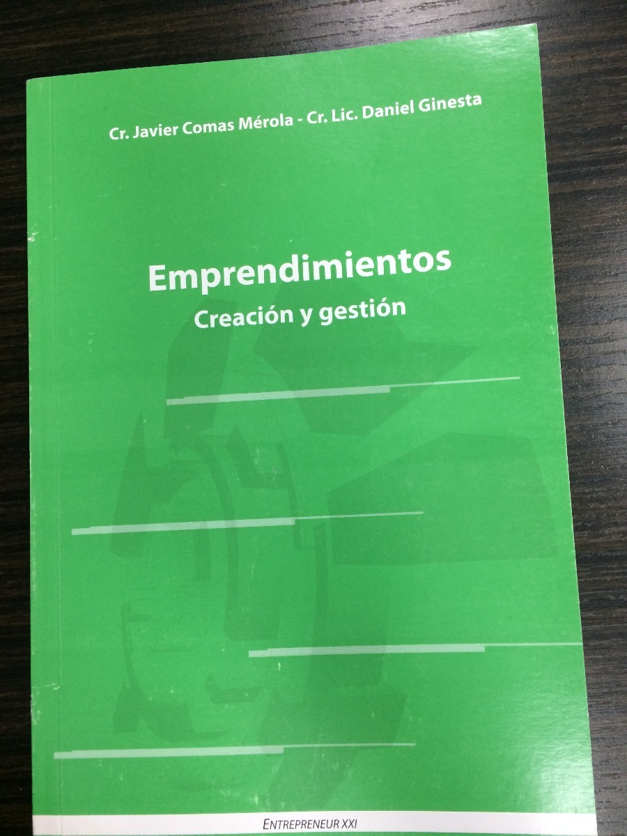 Libro Emprendimientos Creacion Y Gestion - Comas Y Ginesta - $ 250,00 ...