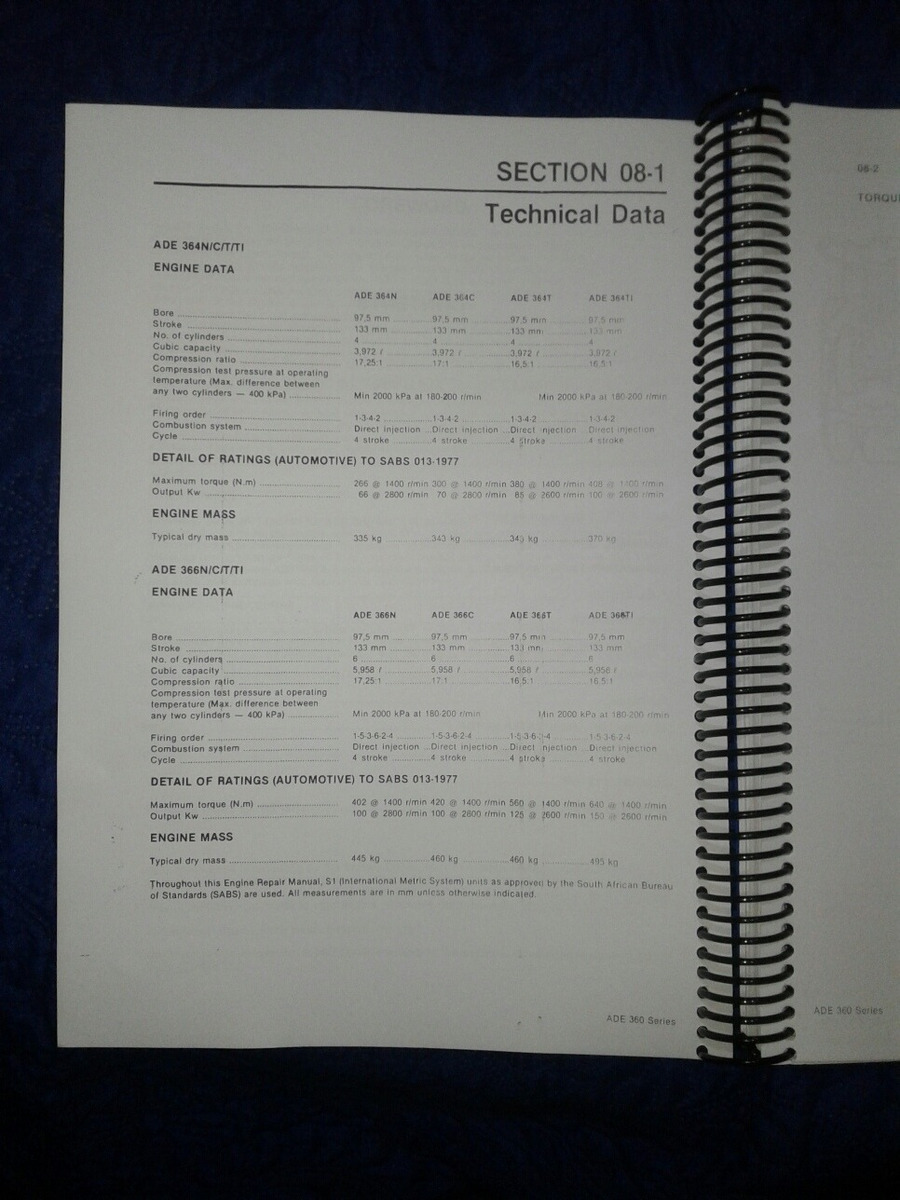 Libro Manual Taller Mercedes Om 366 36,00 en Mercado Libre