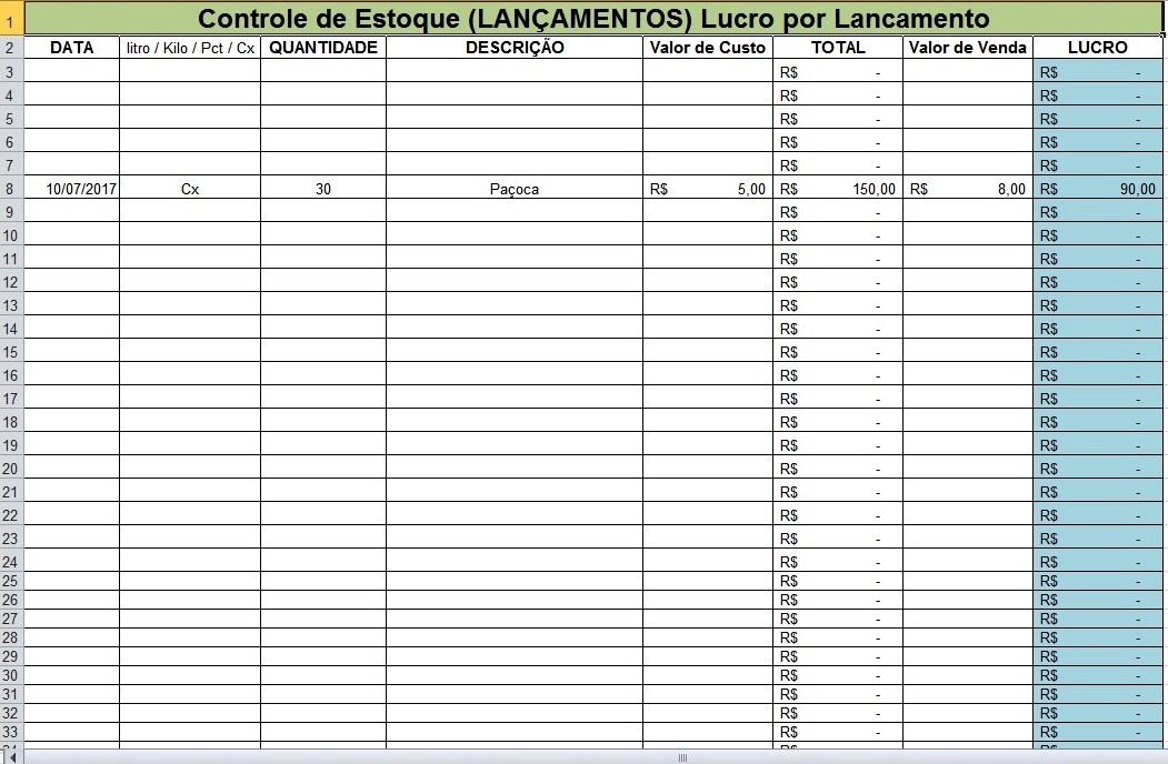 Livro Caixa - Planilhas Para Mei E Pequenas Empresas - R 