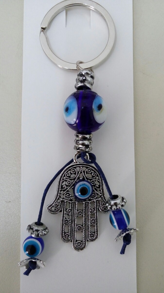 Llavero Mano De Fatima Hamsa. Ojo Turco Abundancia - $ 150,00 en