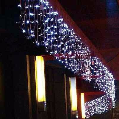 Lluvia 200 Luces Amarillas Led Cortina Navidad 2x2m Fiestas - $ 899,00 ...