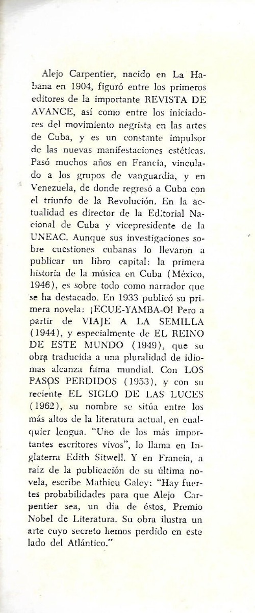 Los pasos perdidos by Alejo Carpentier Los pasos perdidos by Alejo Carpentier