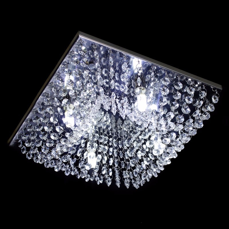 Lustre Cristal Legítimo Plafon Quadrado 30x30 - Kyoto/30 - R$ 299,99 em ...
