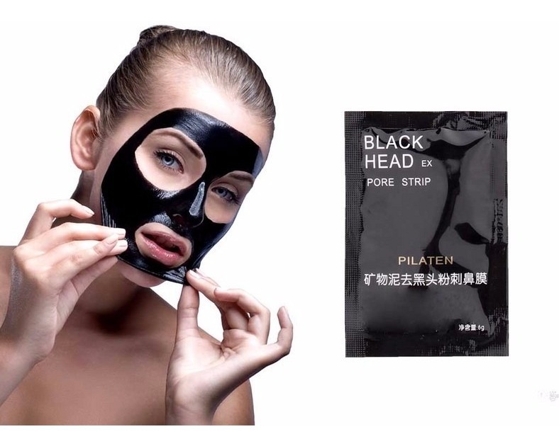 Mascarilla Negra Black Head Pilaten Quita Puntos Negros X50 5 000