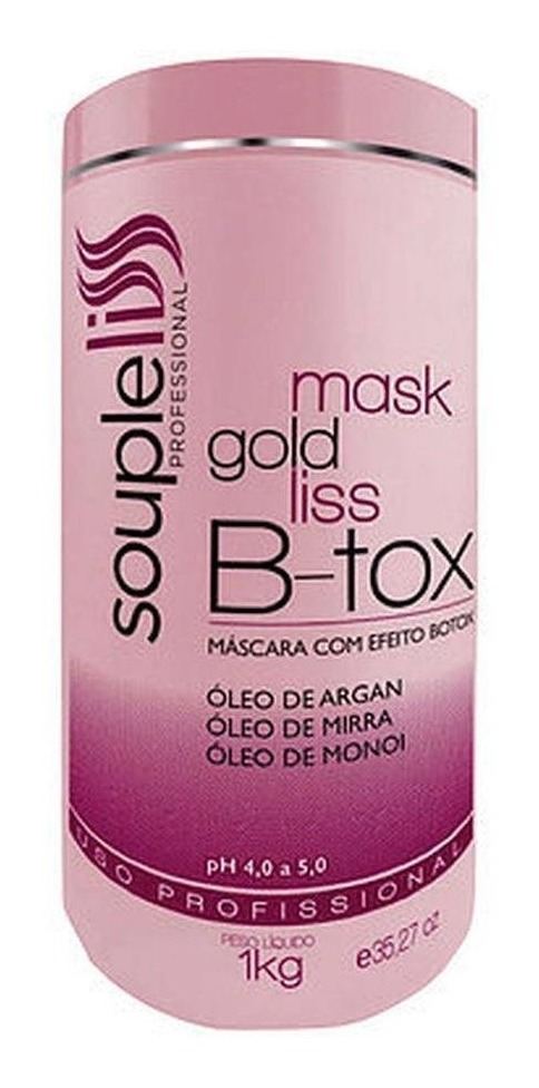 Mask Gold Liss B-tox Souple Liss Botox Soupleliss 1kg - $ 1.590,00 En ...