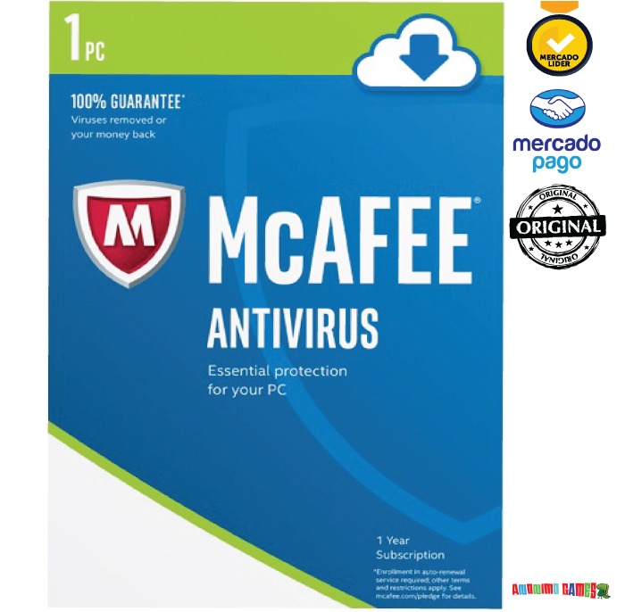 mcafee antivirus 1 pc