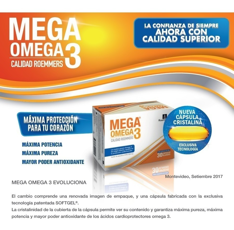 Mega Omega 3 - $ 549,00 en Mercado Libre