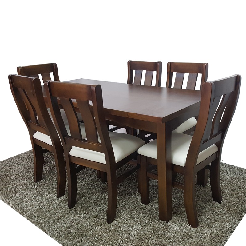 Mesa 6 Sillas Tapizadas Para Mesa O Comedor 100% Maciza Gh ... Mesa 6 Sillas Tapizadas Para Mesa O Comedor 100% Maciza Gh ...