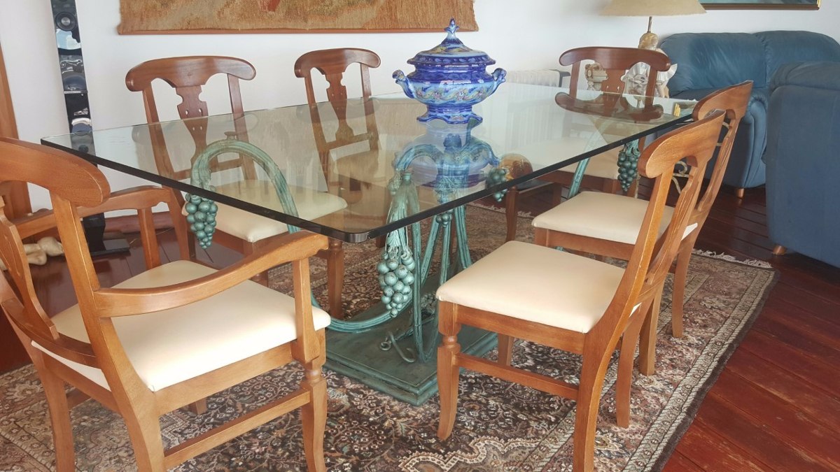 Mesa Comedor Con Diseño Exclusivo. - U$S 3.000,00 en Mercado Libre