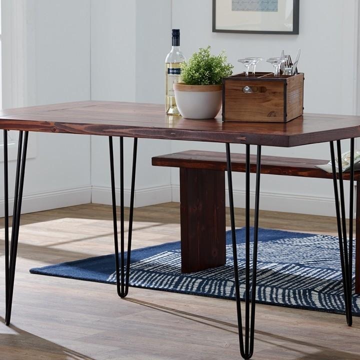 Mesa Comedor Patas Hairpin Hierro Madera - $ 6.990,00 en Mercado Libre Mesa Comedor Patas Hairpin Hierro Madera - $ 6.990,00 en Mercado Libre