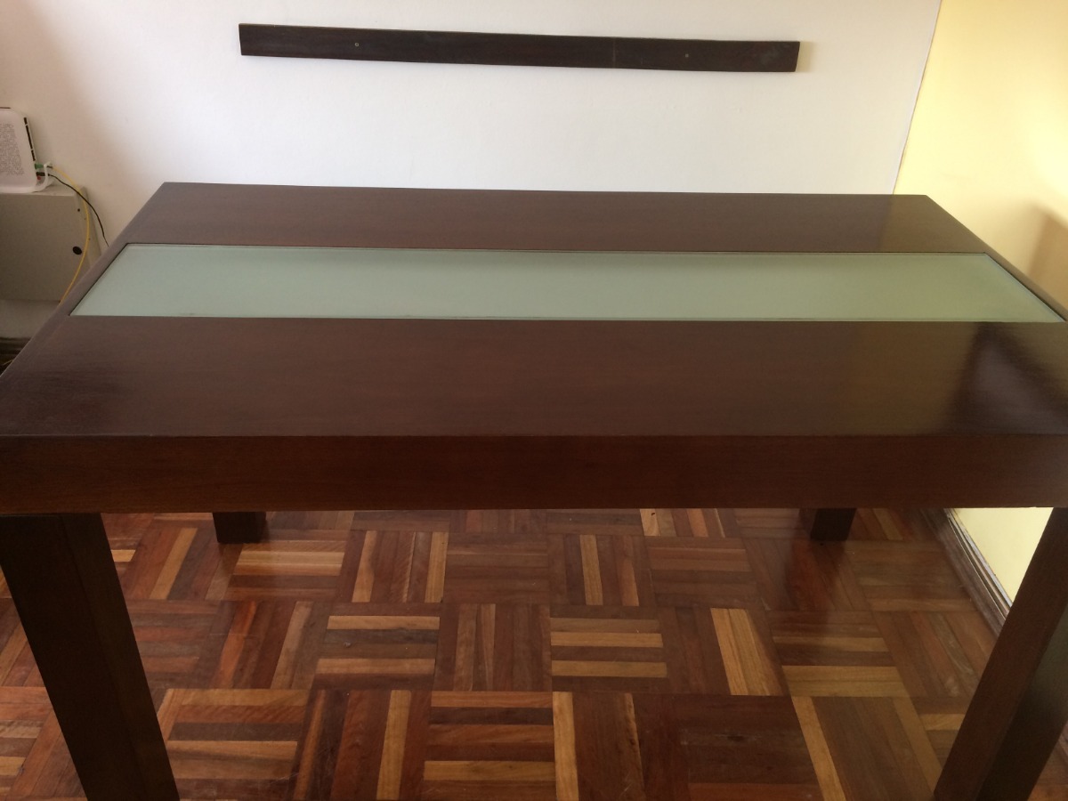 Mesa Comedor Rectangular Madera Usada - Detalle Vidrio - $ 5.000,00 ... Mesa Comedor Rectangular Madera Usada - Detalle Vidrio - $ 5.000,00 ...