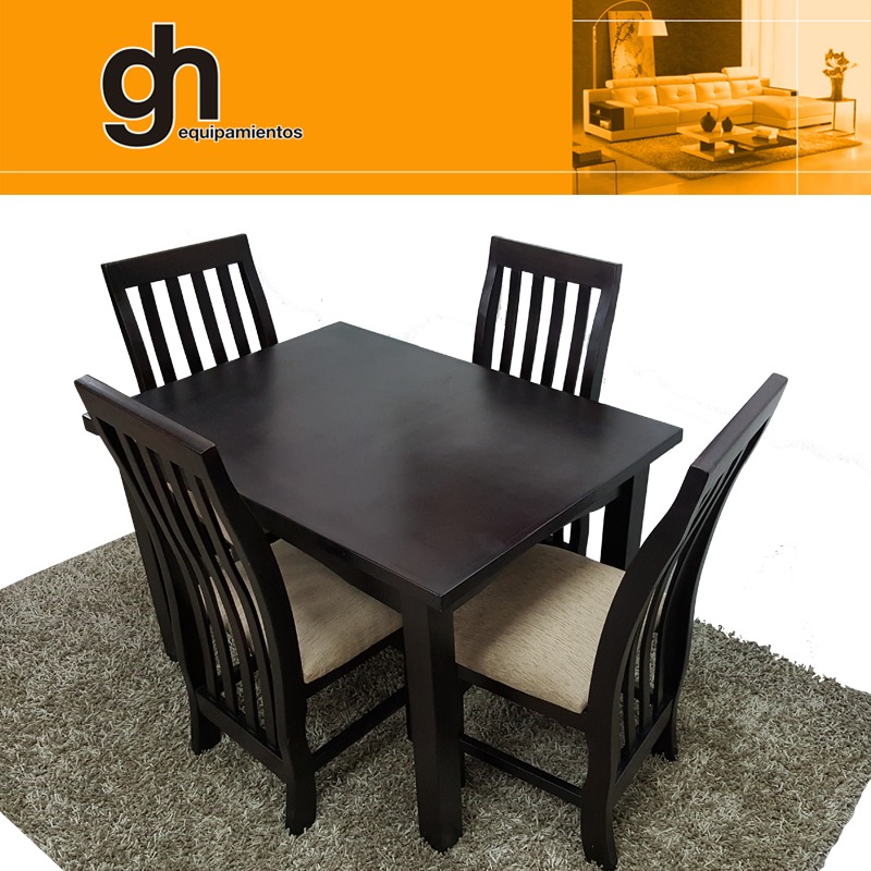 Mesa De Comedor Chica Con 4 Sillas Cocina Desayunador - $ 14.900,00 en