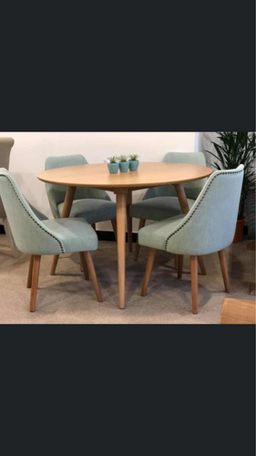 Mesa De Comedor Madera Maciza,redonda, En Haya - $ 18.500,00 en Mercado