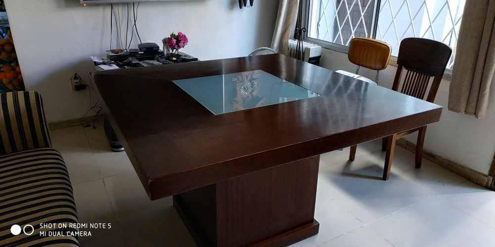 Mesa De Comedor Madera Muy Exclusiva De Calidad - $ 12.000,00 en