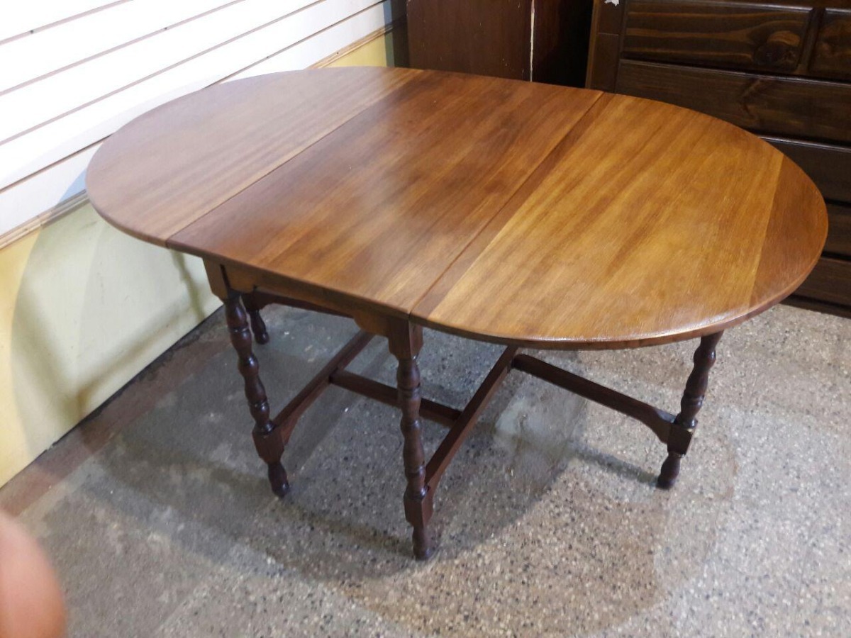 Mesa De Comedor O Cocina En Cedro Macizo Con Alas.restaurada ... Mesa De Comedor O Cocina En Cedro Macizo Con Alas.restaurada ...