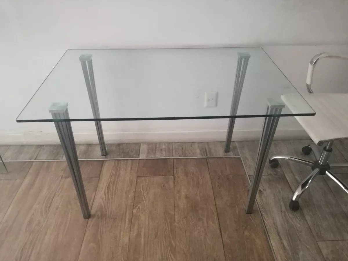 Mesa De Living Comedor Vidrio Templado Y Aluminio - $ 3.500,00 en ... Mesa De Living Comedor Vidrio Templado Y Aluminio - $ 3.500,00 en ...
