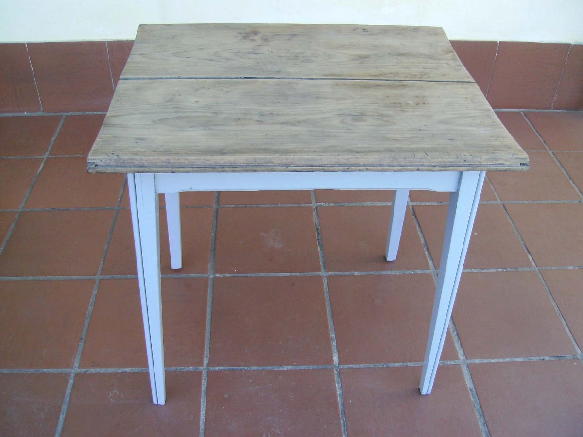 Mesa Madera Antigua Pinotea Ideal Juego O Cocina Restaurada ... Mesa Madera Antigua Pinotea Ideal Juego O Cocina Restaurada ...