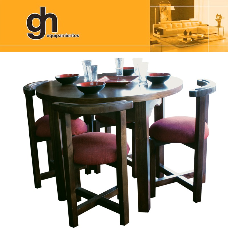 Mesa Redonda Con 4 Sillas Para Cocina O Comedor - $ 14.990,00 en ... Mesa Redonda Con 4 Sillas Para Cocina O Comedor - $ 14.990,00 en ...