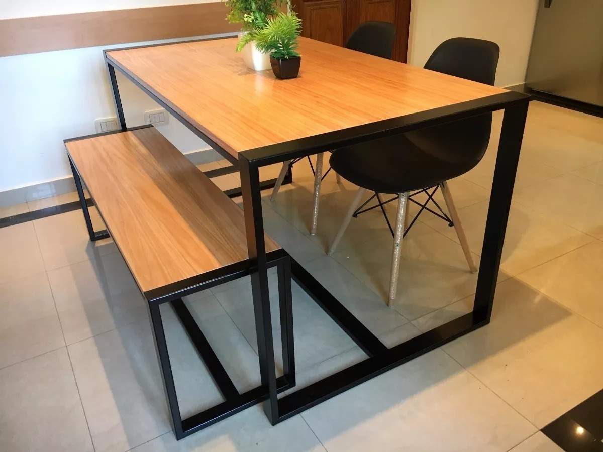 Mesas De Comedor + Banco Hierro Oferta - $ 12.000,00 en Mercado Libre Mesas De Comedor + Banco Hierro Oferta - $ 12.000,00 en Mercado Libre
