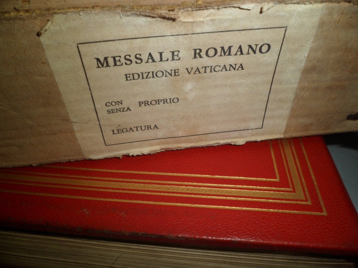 Misal Romano Edicion Pastoral Vaticana Latin 1962 En Caja Or - $ 5.500 ...