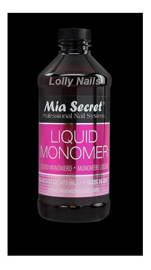 Monómero Mía Secret. Líquido Acrílico. Uñas Esculpidas.474ml - $ 3.319