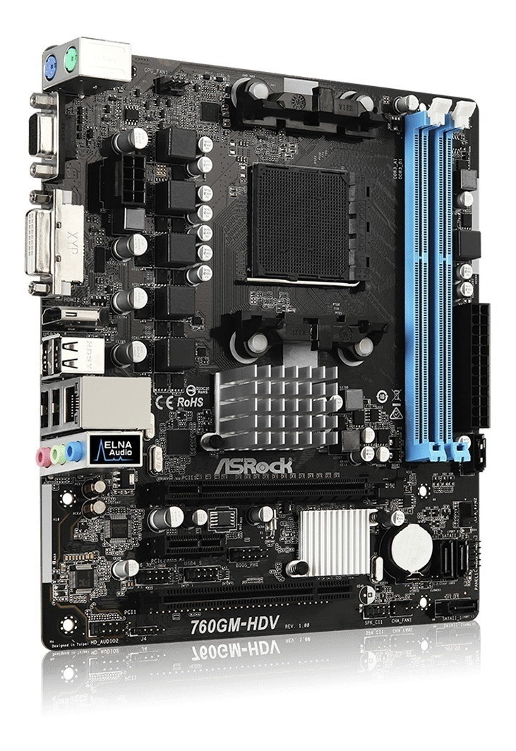 Asrock 760gm hdv нет звука