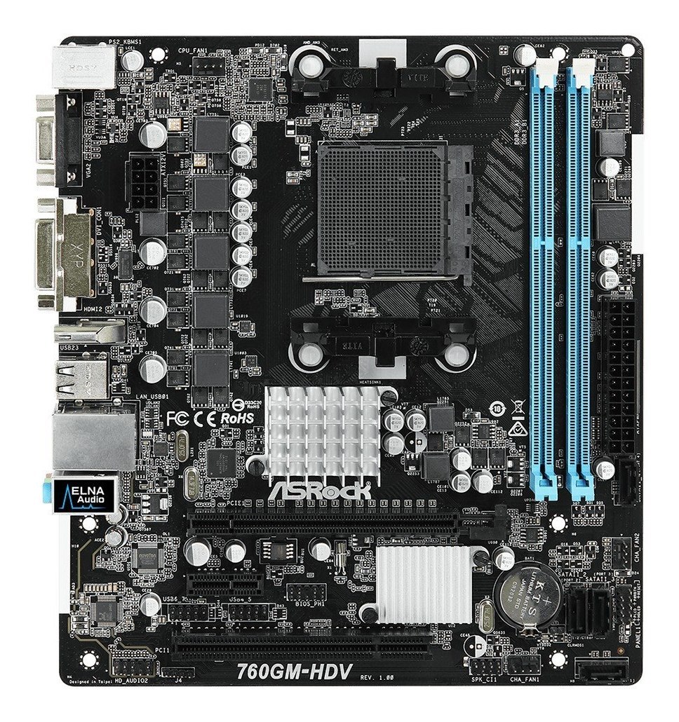 Какие процессоры поддерживает материнская плата asrock 760gm hdv