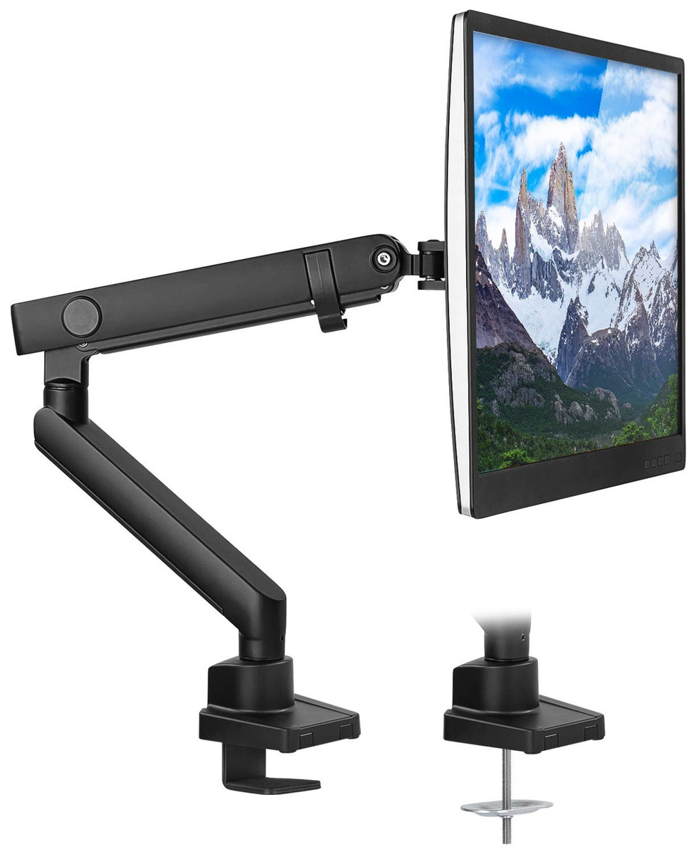 Mount It Single Monitor Arm Desk Stand