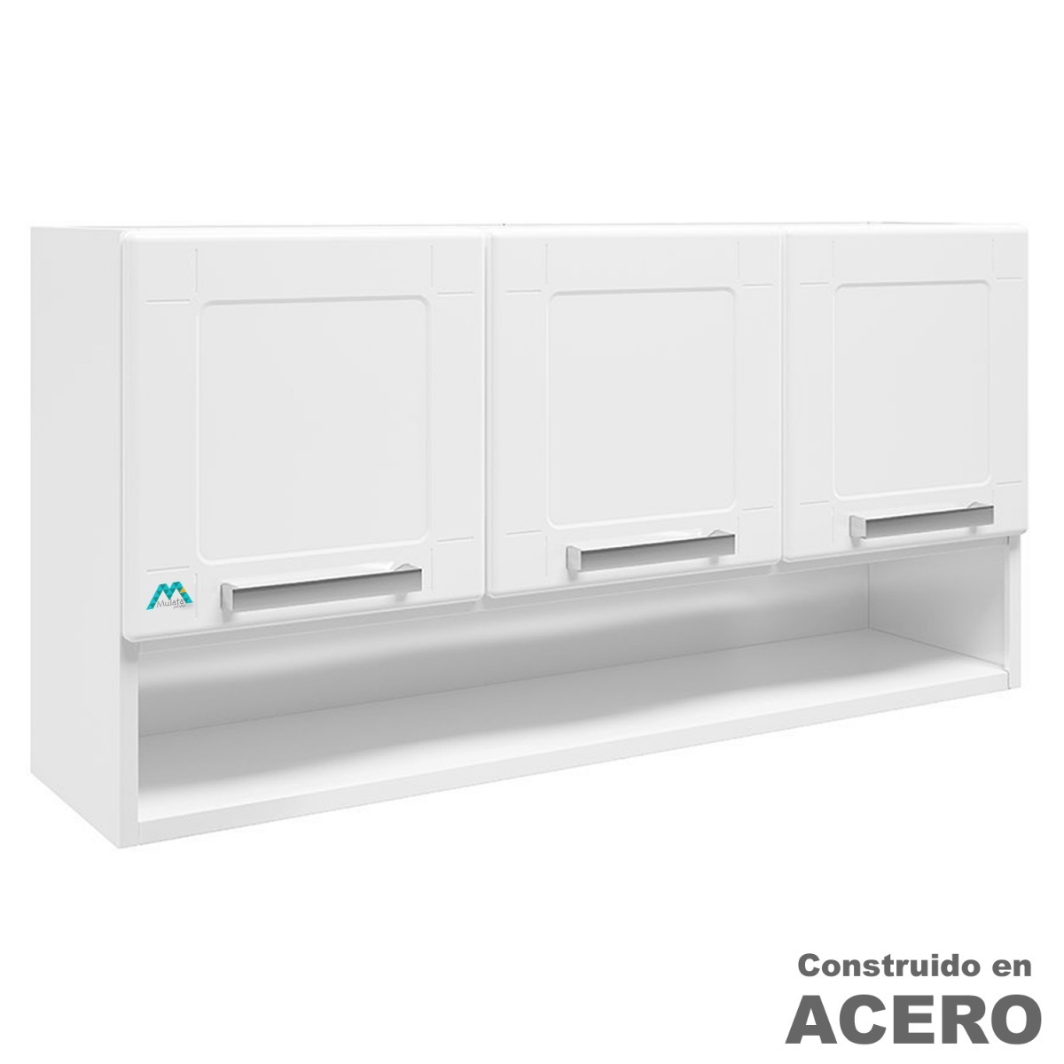 Mueble Aereo 3 Puertas En Acero Estante Alacena Armario - $ 2.990,00 en