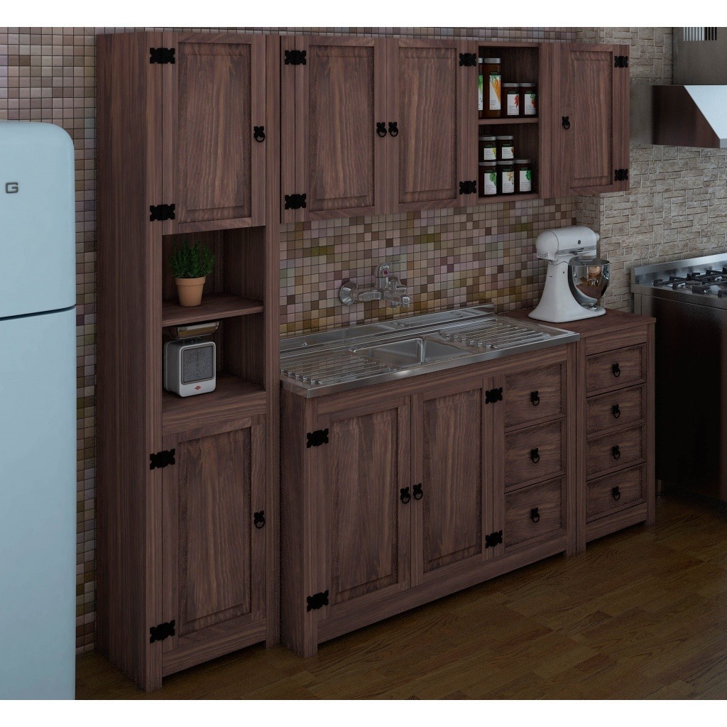 Muebles cocina madera maciza