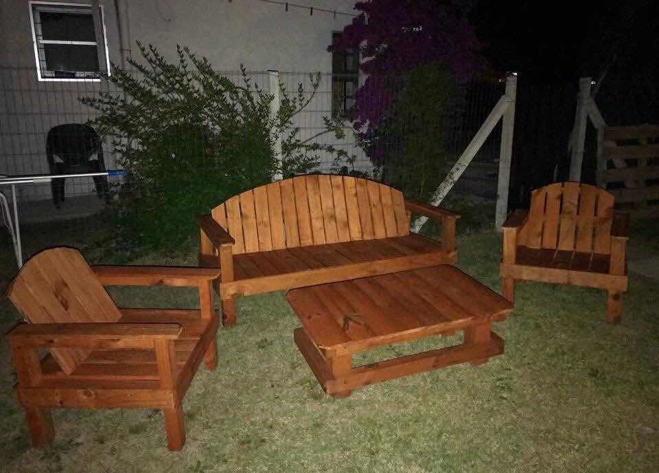 Muebles De Jardín, Rústicos, Madera Tratada 8.500,00