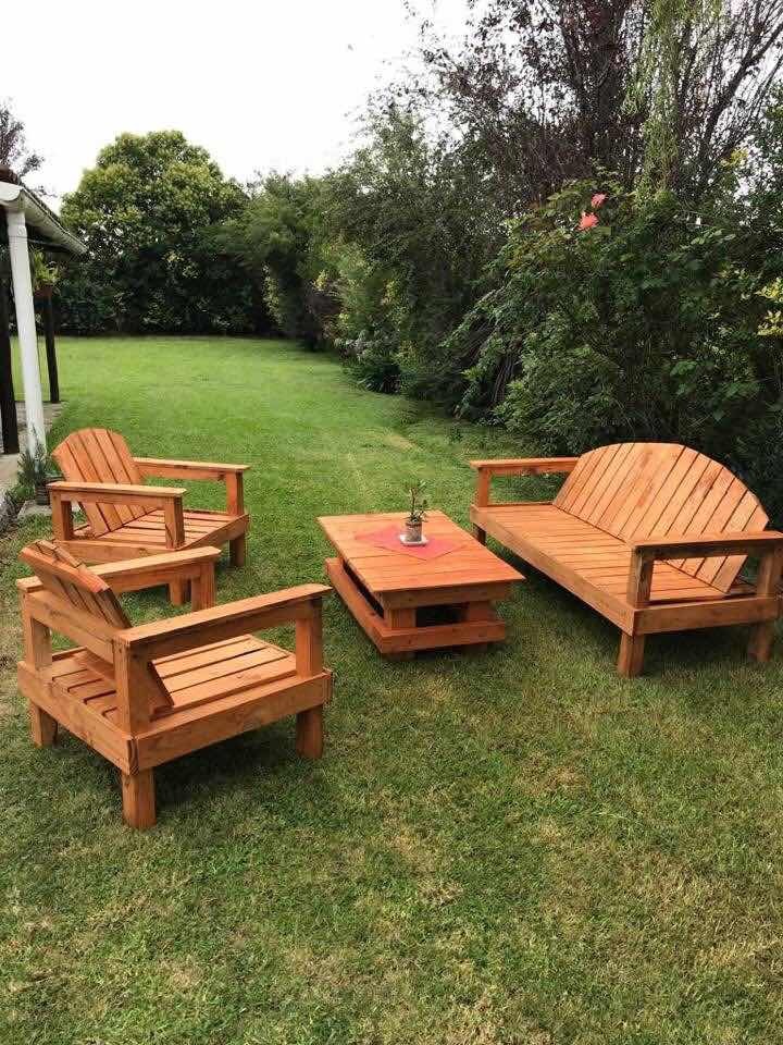 Muebles De Patio, Madera Curada, Exterior 8.500,00 en