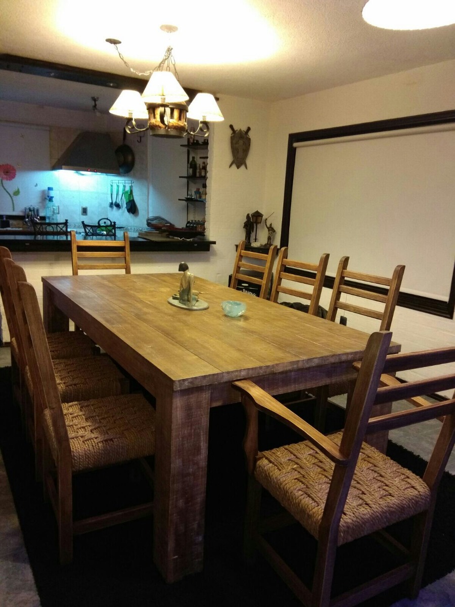 Comedor 6 Rusticos Sillas Muebles Y Butacas 2 QxBWrodCe