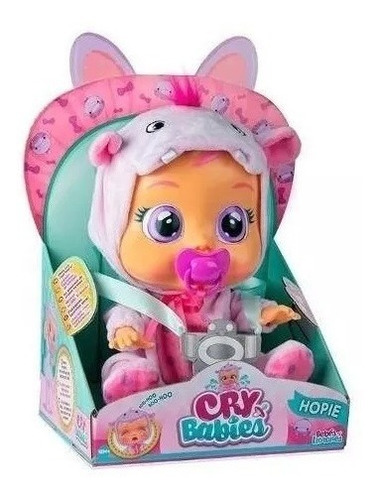 Muñeca Cry Babies Hopie Bebes Llorones Lagrimas De Verdad - $ 2.890,00