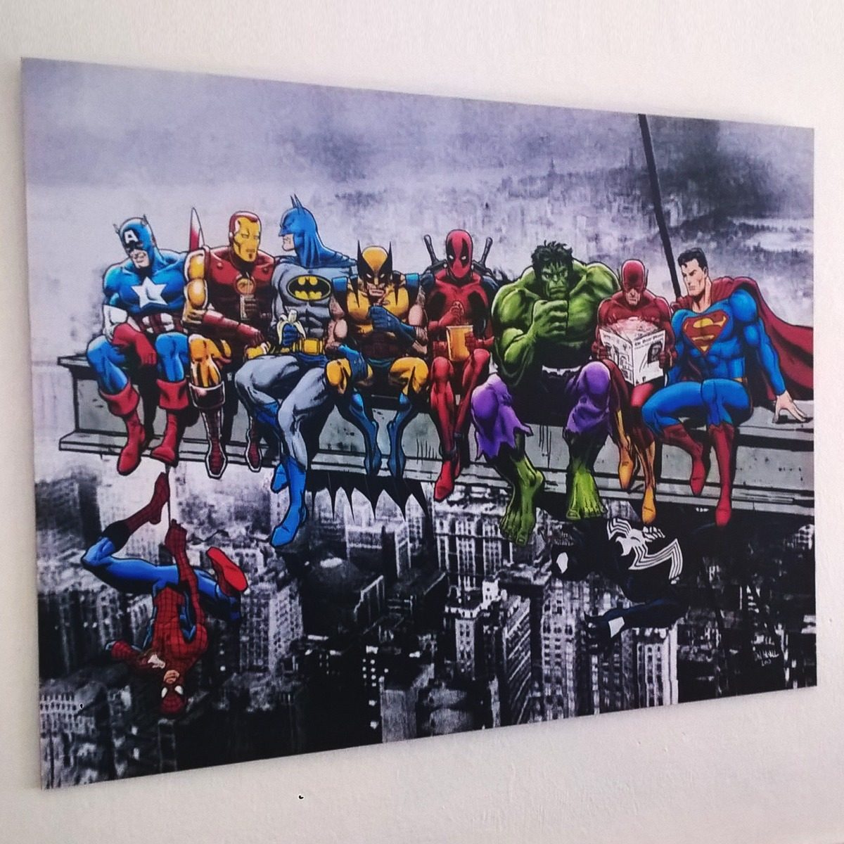 Sticker Mural Vinilo Decorativo Avengers Marvel Superheroes